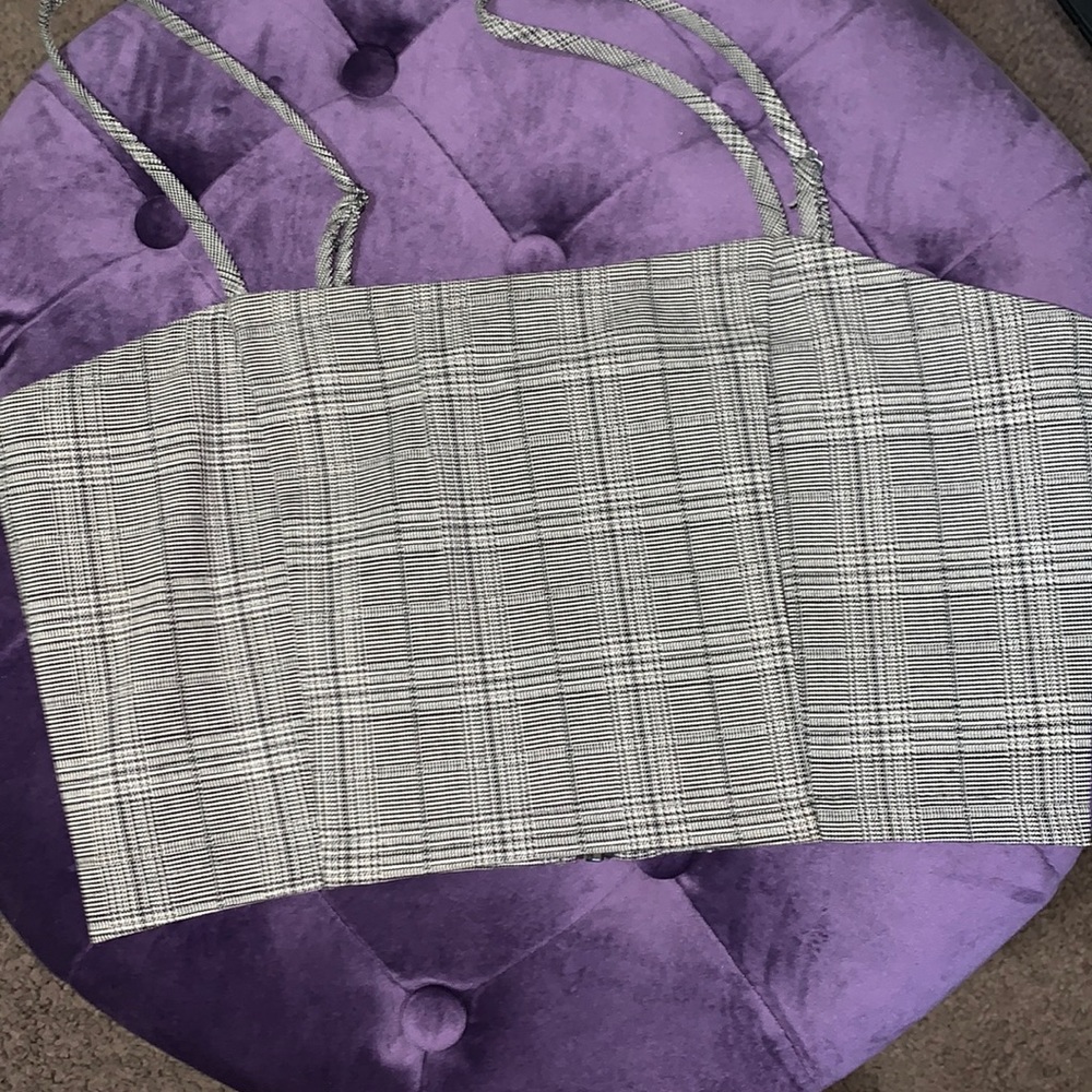PLAID CROP